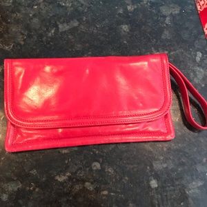 Red coral clutch never used